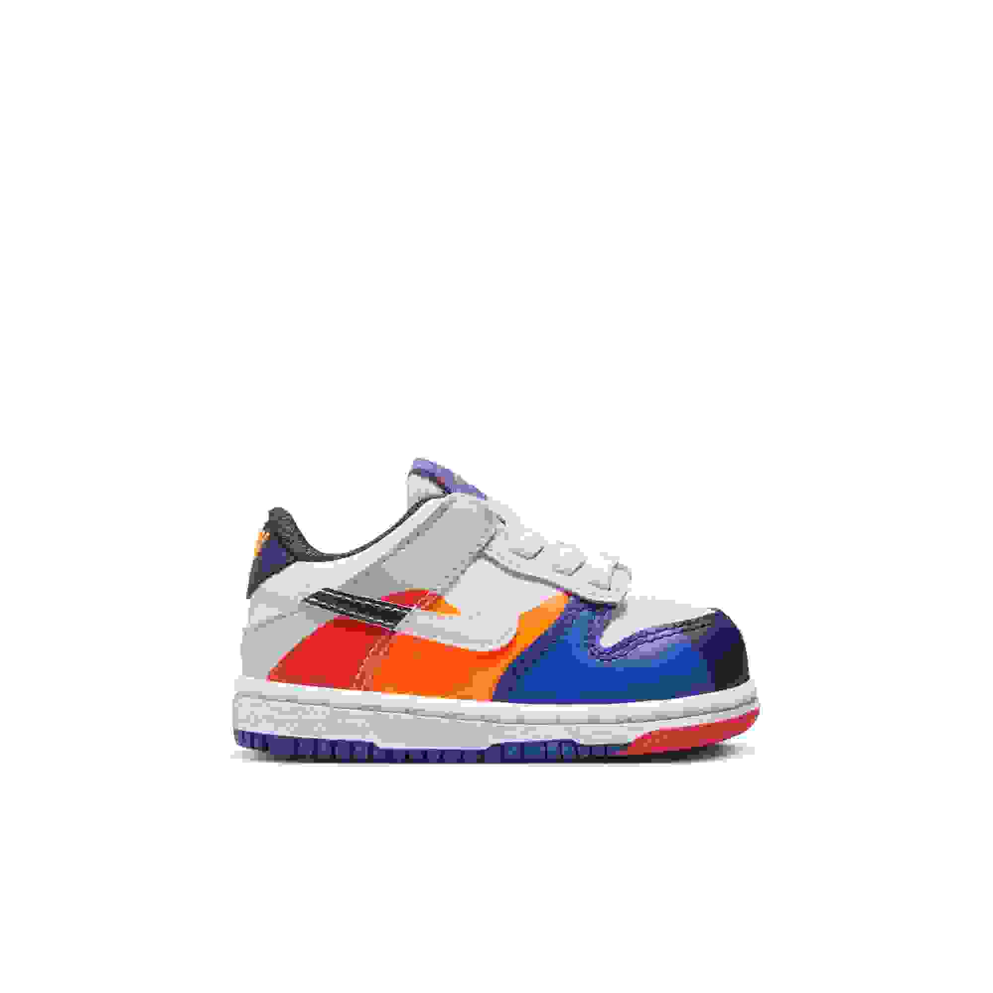 Nike Dunk Low SE Toddler Kids' "White/Light Silver/Midnight Navy" Shoe